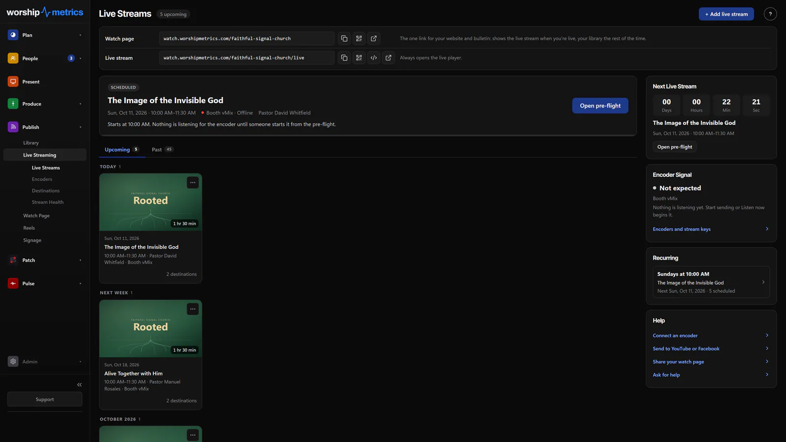 Live Streaming