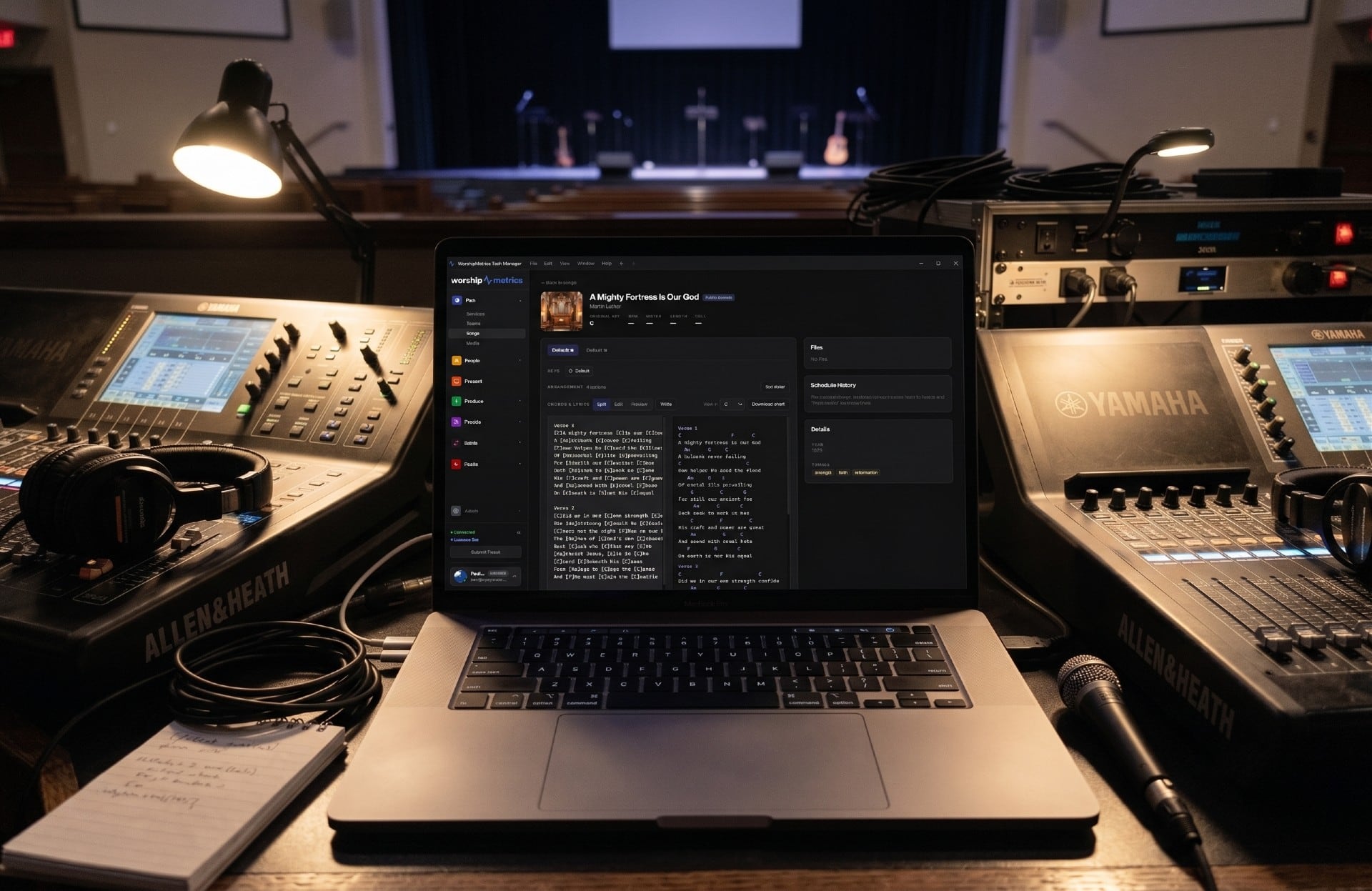 Church Song Library & Chord Chart Software | WorshipMetrics