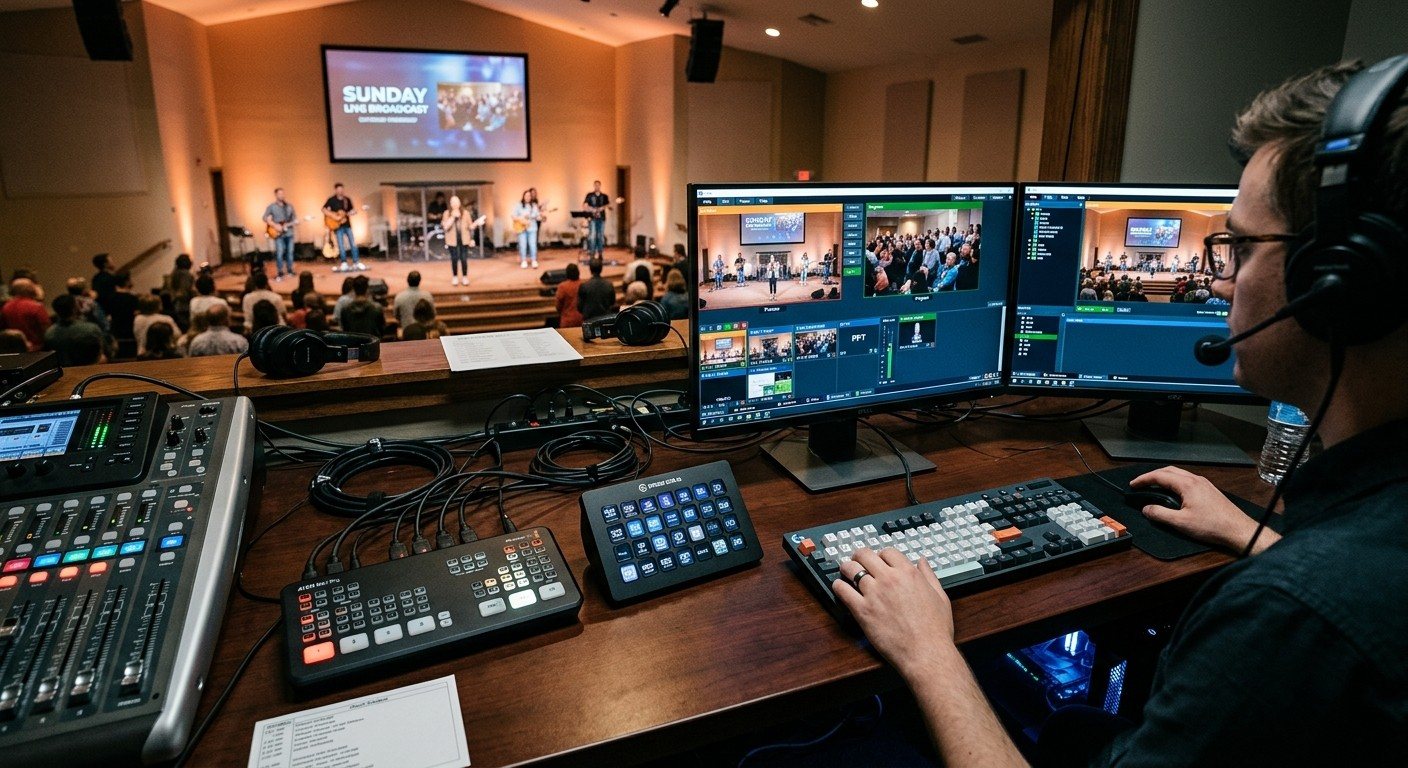 Bitfocus Companion + ATEM Mini: A Stream Deck Panel for Your Church Switcher