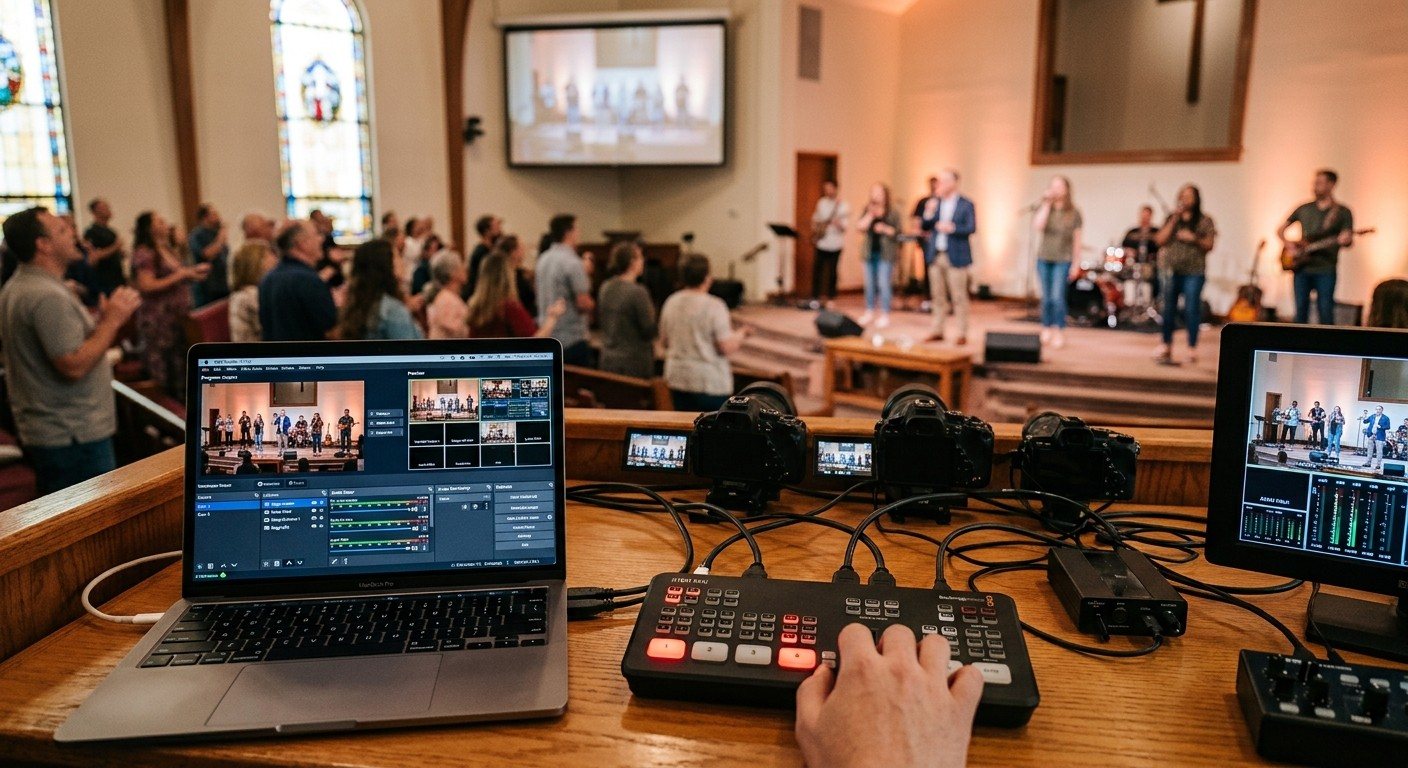 ATEM Mini + OBS for Church: Hardware Camera Switching with OBS for Graphics and Streaming