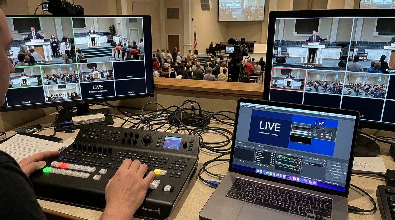 ATEM Software Control on a Second Computer: Give a Church Volunteer the Keys, Audio, and Stream