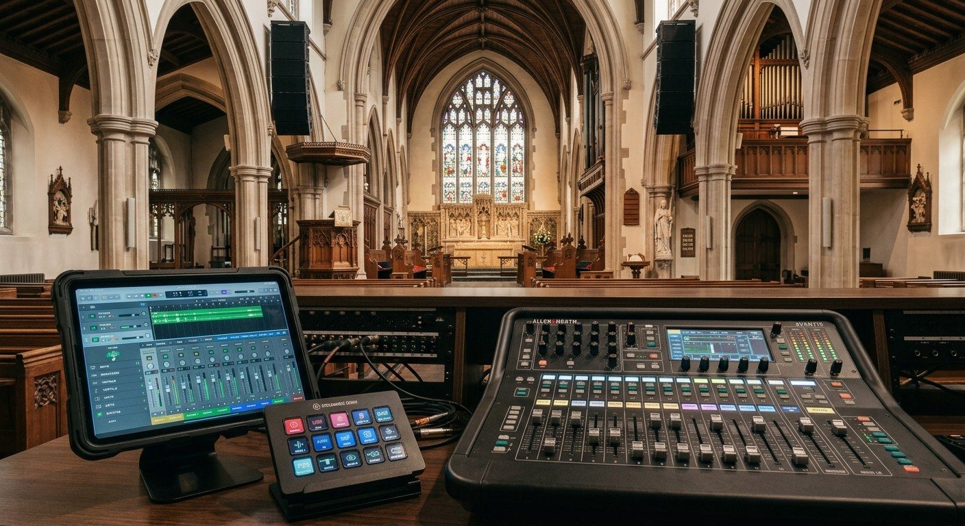 Sound Board Scenes, Stream Deck, and WorshipMetrics: Making Church Audio Volunteer-Friendly