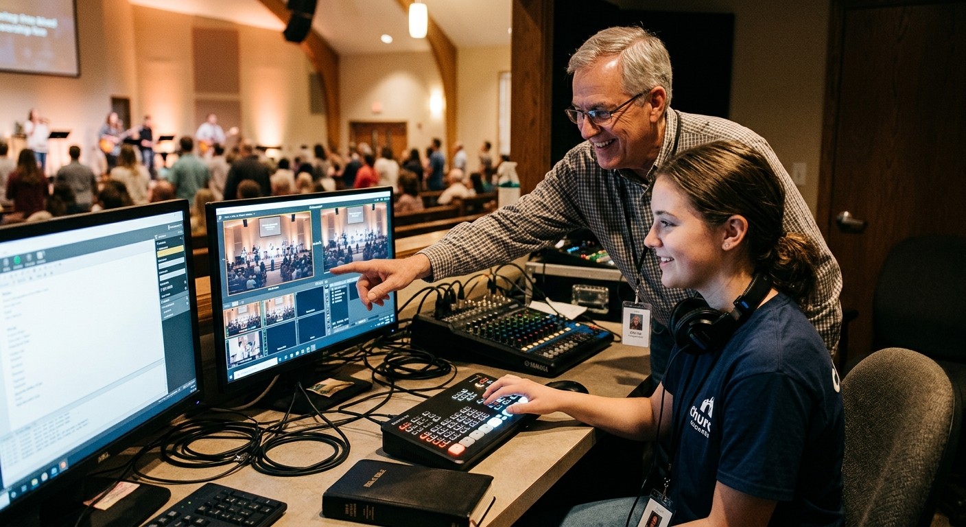 The 90-Day Onboarding Path for Church AV Volunteers