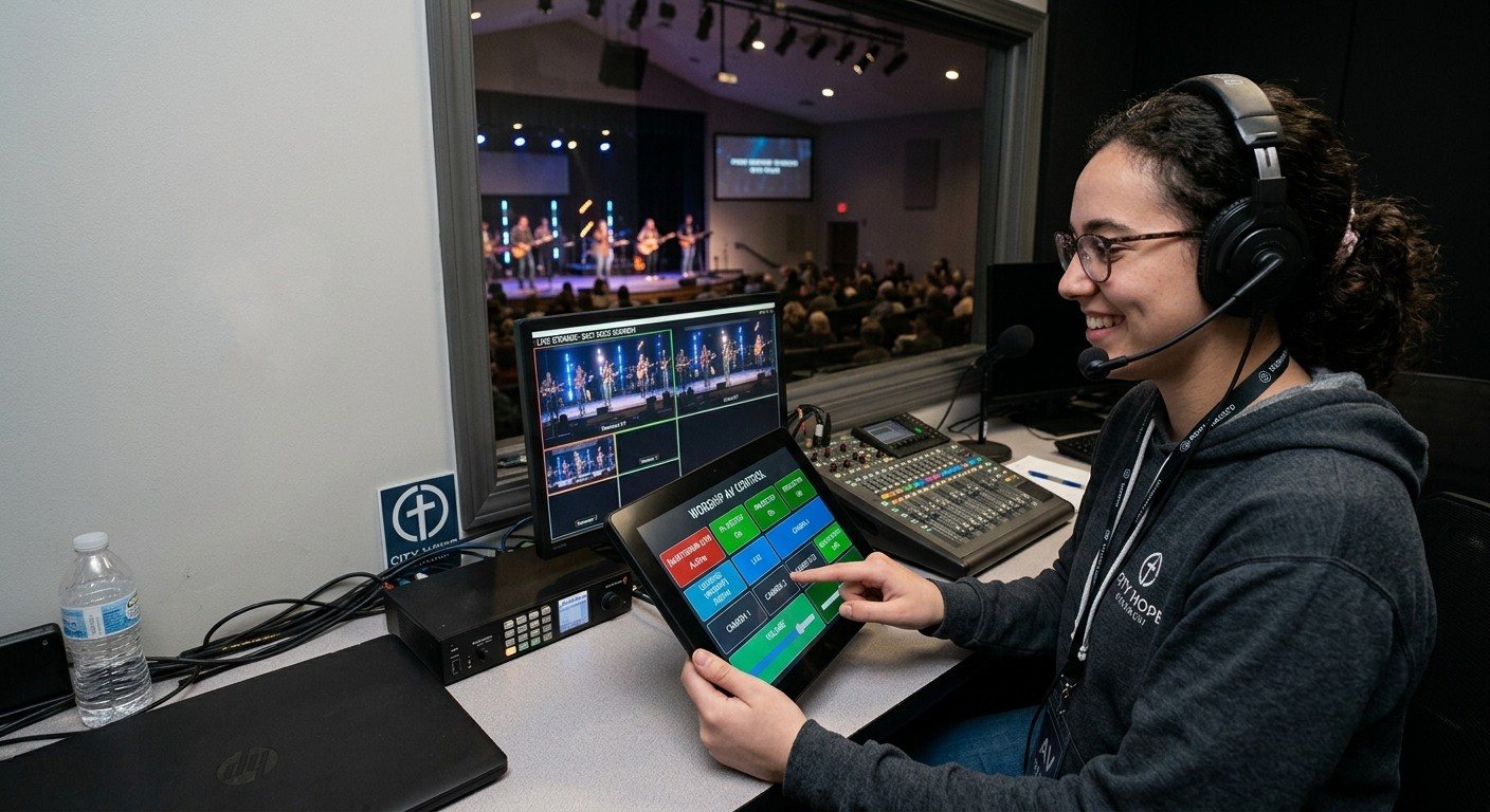 A Touch Control Panel for Your Church with an Inexpensive Android Tablet