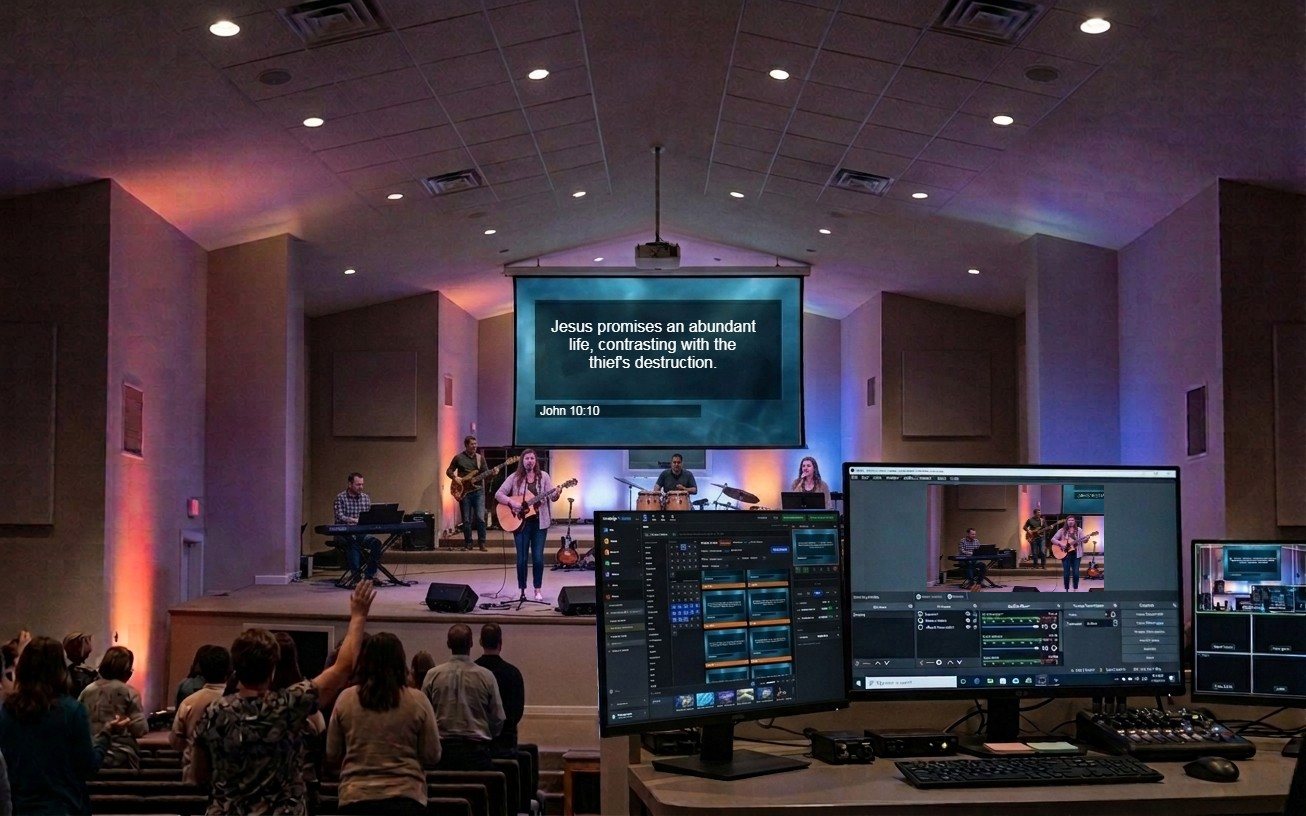 The Pre-Service Welcome Loop: What Your Stream Shows Before the Service Starts