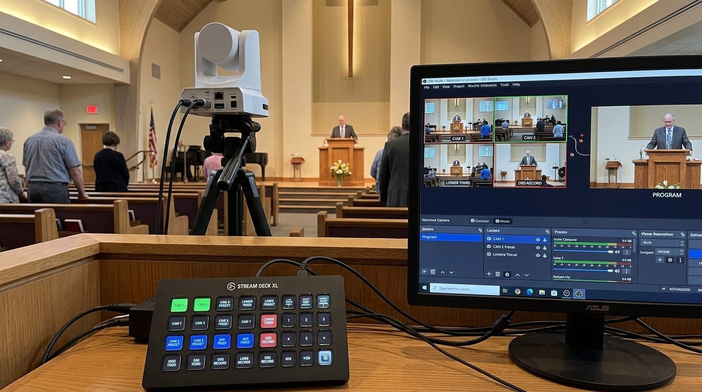 Controlling Projectors, PTZ Cameras, and Sound Boards with Bitfocus Companion