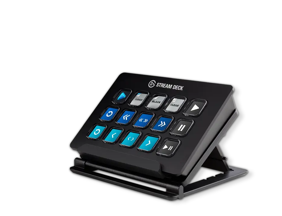 EasyWorship Stream Deck integration showing hardware control of presentation software for church production
