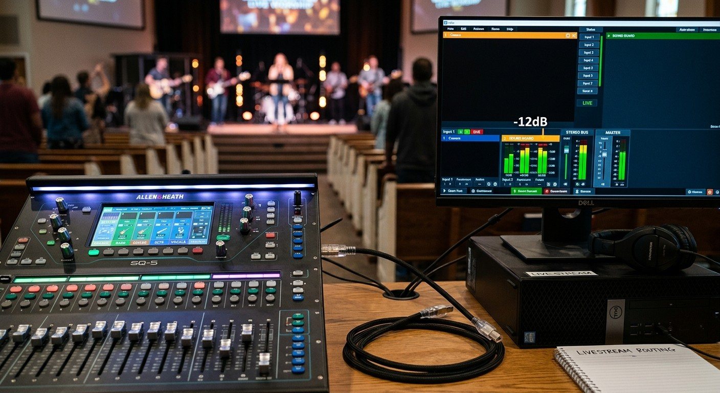 Getting Your Church Sound Board into OBS, vMix, or an ATEM: USB, Dante, and Analog