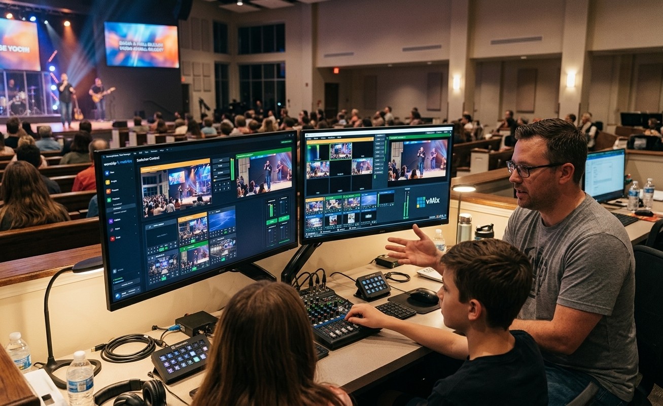 The Tech Booth Is a Youth Ministry