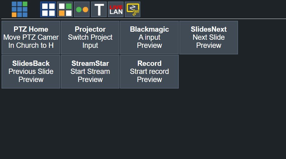 vMix Shortcuts: Build Your Own Button Panel for Church Volunteers in the Web Controller