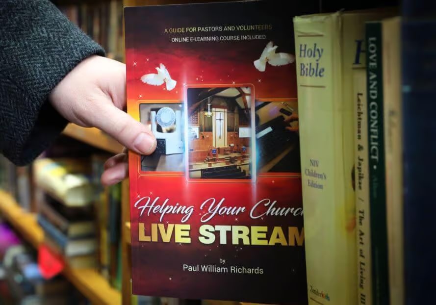 The cover of Helping Your Church Live Stream by Paul Richards